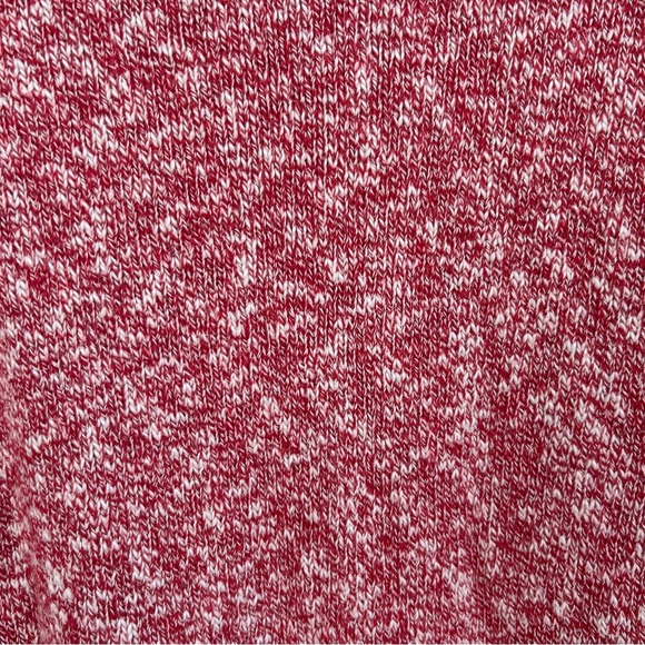 Vintage Red Marled Turtleneck Sweater - Picture 5 of 8